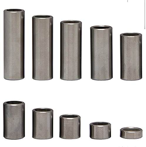 OPIOL QUALITY® Distanzhülsen M10 (Ø Innen: 11 mm; Ø Außen: 15 mm; Länge: 25 mm) aus Edelstahl A2, Rohr geschweißt (4 Stück) Madenschrauben Abstandshülsen Distanzbuchsen Aluhülse Abstandsbuchsen