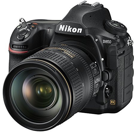 Nikon D850 Professional 45.4MP Mirror Camera, FX CMOS Sensor, 4K/UHD Full Frame, EXPEED 5, Black