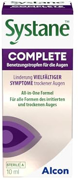 Systane COMPLETE Augentropfen | 1 x 10 ml | Die Nachbenetzungstropfen haben eine All-in-One-Formel für alle Arten des Trockenen Auges