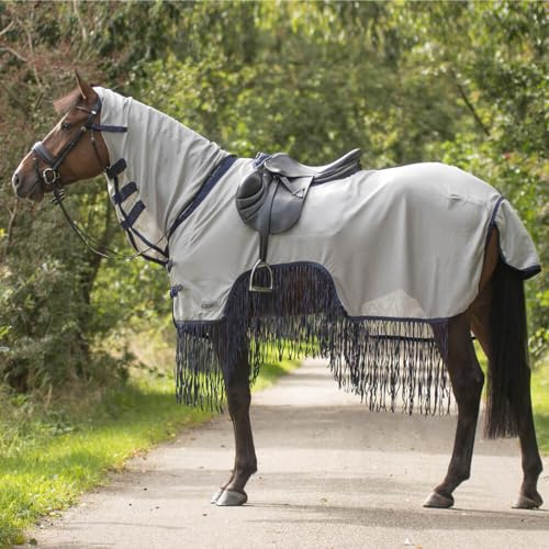 Tappeto per cavalli con frange QHP