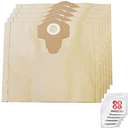 Spares2go 30L Strong Dust Bags compatible with Vacmaster Vacuum Cleaner (Pack of 5 + Fresheners)