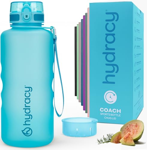 Hydracy Trinkflasche mit Fruchteinsatz - 2L Wasserflasche - BPA-freie Trinkflasche mit Zeitmarkierung Auslaufsichere Sportflasche - Kondensationsfrei für Sport und Outdoor | BPA-frei,auslaufsicher,schweißabweisende Hülle,tägliche Flüssigkeitszufuhr-Tracking für Sport und Outdoor-Aktivitäten
