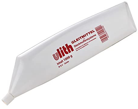 Ulith Gleitmittel Tube für HT und KG Rohre sowie Steckmuffensysteme weiß 1L