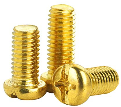 M2 M2.5 M3 M4 M5 M6 M8 Kupfer Kreuzschlitzschrauben Linsenkopf Messingschrauben Kreuzschlitzschraube, M4