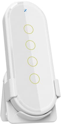 für Tuya Zigbee Wireless Smart Home Switch 4 Gang 12 Scene Touch Lichtschalter App, Wireless Scene Switch Fernbedienung