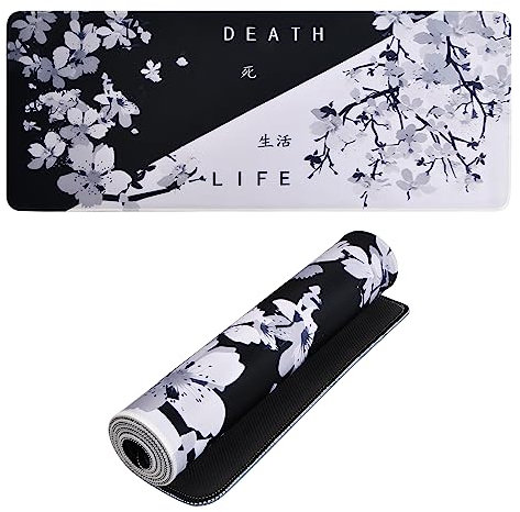 Vesaneae 800 x 300 x 3mm Tappetino per Mouse Gaming, XL Tappetino Mouse Gaming Grande, Mousepad con Base in Gomma Antiscivolo, Tappetino per Tavolo da Gaming per Mouse e Tastiera (301-17159-30ST00)