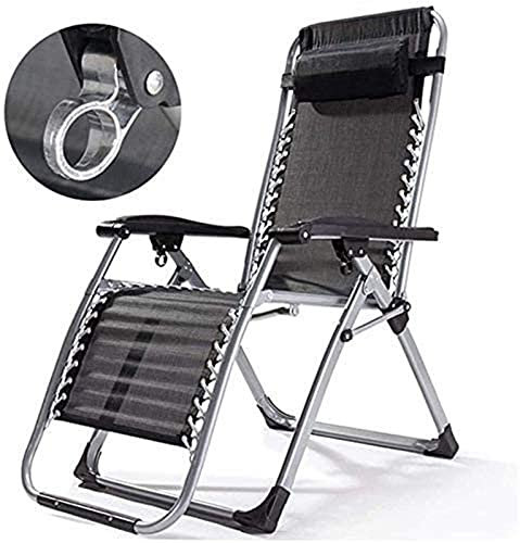 VVHUDA Campingstühle, Garten-Tagesbetten, Klappstuhl, Sommer-Lounge-Stuhl, tragbarer Sessel, verstellbare Sonnenliegen, abnehmbares Wattestäbchen small Gift