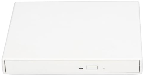 Externes CD-Laufwerk USB 2.0, Externes CD-DVD-Laufwerk für Laptop, DVD-Player, CD-DVD-Brenner-Treiber Erfordert Keinen Treiber, USB 2.0 Universeller Externer CD-RW-Brenner, (White)