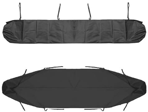 YOHOCS Markisenschutzhülle Für Markisen, 2m-5m Schutzhülle für Gartenmarkise, Sonnensegel UV Regen Wasserdicht Schneefest Patio,Schwarz,3m/9.84ft