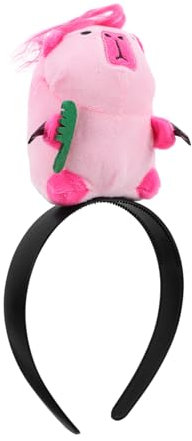BELLIFFY Capybara Haarreif Aus Leichtem Stoff Cartoon Stirnband Für Mädchen Party Und Cosplay Kopfschmuck Komfortables Haarband