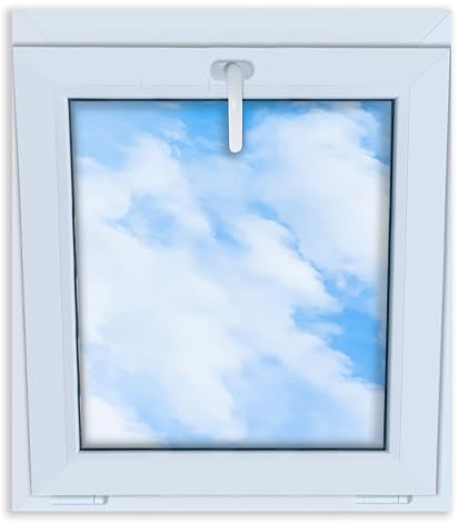 LORAC | Kunststofffenster weiß 700x800mm, 70x80cm, kippbar, Standard-Fenster mit 2-fach Verglasung, energiesparend, Kellerfenster mit CE-Zertifikat, ideal für Wohnräume und Keller