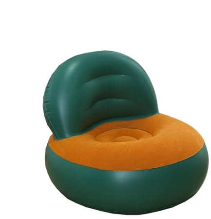 Hobngmuc Tragbare Aufblasbare Couch, Camping Lounge Stuhl, Aufblasbarer Stuhl Sofa Einzeln Mit Luftpumpe, Faltbares Sofa Für Faulenzer Für Innen, Außen, Haus, Camping, Garten, Spiele, Festivals