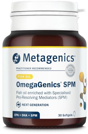 Metagenics OmegaGenics SPM Specialised Fish Oil Formula - 30 Capsules