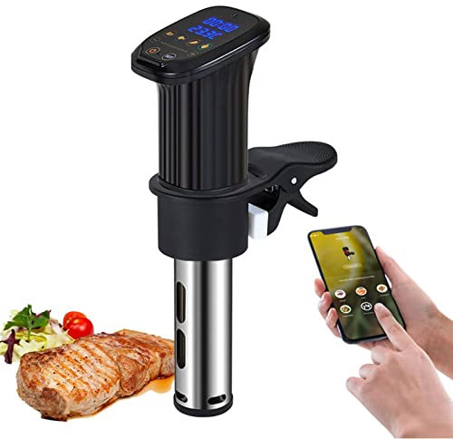 Sous Vide Immersion Circulator with WiFi, Digital Timer & Temperature Control, 1200W Fast-Heating for Home Kitchens & Western Restaurants