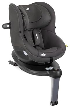 Joie i-Spin 360™ E seggiolino auto R129 i-Size, ISOFIX, rotazione a 360°, protezione dagli impatti laterali – da 6 mesi a 4 anni (61–105 cm), thunder