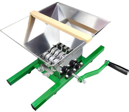 Presse per frutta in acciaio inox a manovella, pressa per sidro, pressa per bacche, macinacaffè di grande capacità per spremere e lavorare in modo efficiente