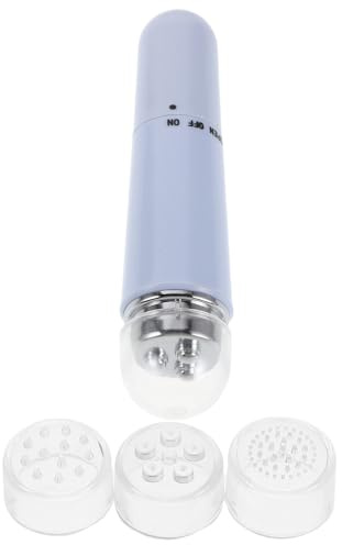 Healvian 1 set di massaggiatore elettrico per occhi: dispositivo portatile per la degli occhi, rullo facciale in plastica, strumento di bellezza per il viso contro il gonfiore, per il viso senza fili