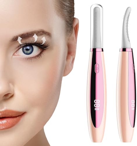 Beheizbare Wimpernzange Beheizbar Elektrische Wimpernzange Beheizt Wimpern Curler Elektrisch Beheizte Wimpernzang-e USB Wimpern Curler Silikon Wimpernkamm Wimper-n 3 Temperaturmodi für Alle Wimpe-rn