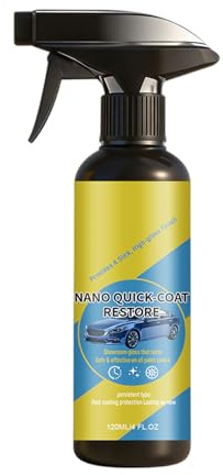 Spray Rivestimento Auto - 120 Ml, Spray Lucidante Auto, Brillantezza Migliorata | Protettivo Vetri Senza, Sprays Protezione Vernice E Pneumatici Per Autoa, Camion, SUV, Moto