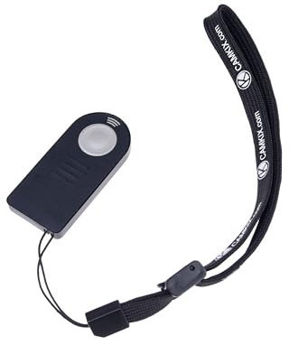 Wireless IR Shutter Remote Control - Compatible with Nikon and Canon cameras, for example: DF, D5, D610, D750, D810, D5300, D7200 and EOS 5D mark IV, 5DS, 6D, 77D, 100D, 750D, 1300D, 10X mark II