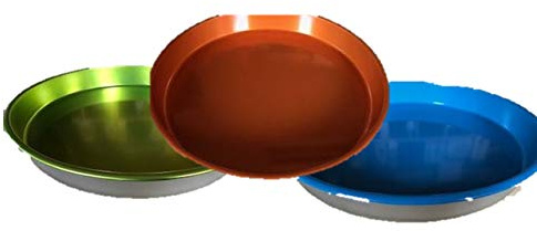 Merry Weihnachtsteller SET, 3 x Weihnachts Teller Metall 32cm