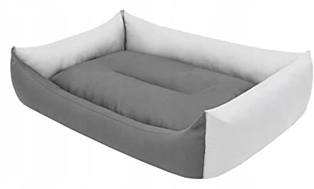 millybo Eco Hundematratze, Hundebett für Kleine, Mittlere, Große Hunde - wetterfestes Hundekissen, kuscheliges Schaum Tierbett, Outdoor & Robustes Hundematte - 105x75x17cm Grau