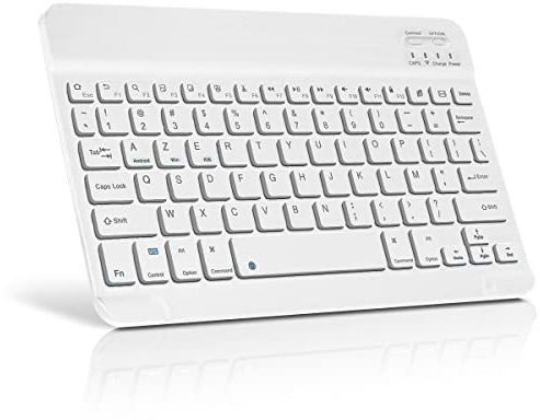 KARYLAX - Clavier Blanc sans Fil Bluetooth [AZERTY Français] pour Tablette Smartphone Android Teclast, Yestel, TCL, Archos, Danew, Logicom, Yotopt, Toscido, Brillar, Anyway.go