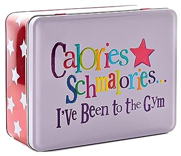 Widdle Gifts Storage Tin Fun Gift - Calories Schmalories/Snack Tin 4502