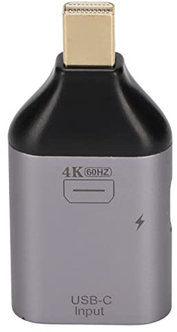 Zunate Adaptador USB C Hembra a Mini Displayport Macho, 4K 60Hz con Carcasa de Aluminio para, S10, S9, Note 9, Mate 10, P20, para, para, para OS X