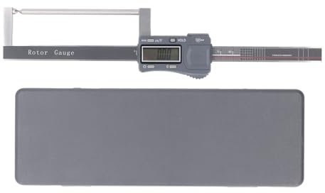 Calibre Digital del Rotor de Freno, Calibrador Digital Calibre Electrónico del Rotor del Disco de Freno, Calibrador Micrométrico Digital Pantalla Electrónica Calibre Vernier de