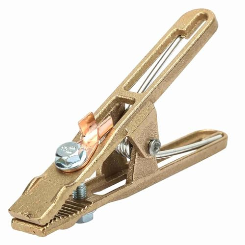 260/300/500A Materiale in Ottone A Forma di Terra Saldatura Morsetto di Terra per Macchina C G Forma A Saldatore Cavo Impugnatura in Rame Clip (260A)