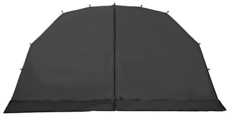 Tunnelzelte Outdoor-Camping-Kuppelzelt, großes rundes Vordach, silberbeschichtete Gartenmarkise, Familien-Picknick-Pergola-Zelt biwakzelt(L Cloth 2pcs)