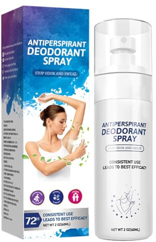 Spray corporel de 60 ml pour adultes, spray désodorisant pour le corps, brume anti-odeurs, léger, portable, longue durée, 13,5 cm, pour femmes, hommes, filles, garçons