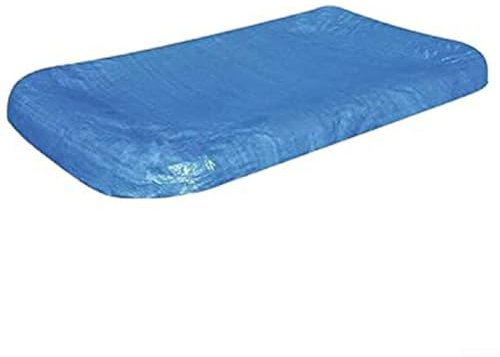 Besttoolifes Bâche rectangulaire imperméable pour piscine gonflable hors sol, 460 × 230 × 25 cm, avec bords renforcés et sangles de fixation (305 x 205 x 25 cm)