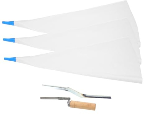 Baluue Pochette à Joint De Mortier Avec Embout Métallique Pour Jointoiement Précis Étanche à L'air Et Résistant à La Déchirure Pour Travaux De Maçonnerie Et Carrelage