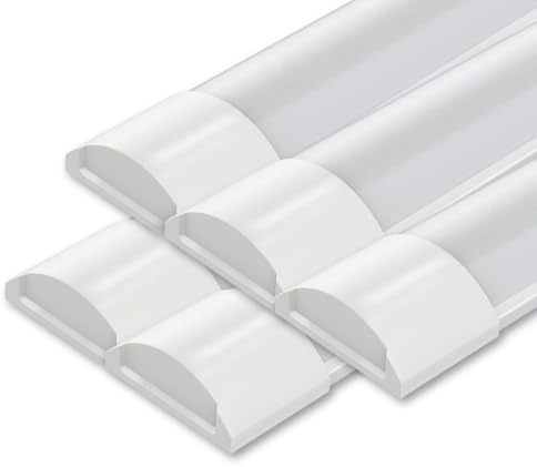 Ledvion 5 piezas Pantalla LED 150cm 40W 120lm/W 6500K IP20 | Conectable para garaje taller sotano e interiores secos con montaje sencillo