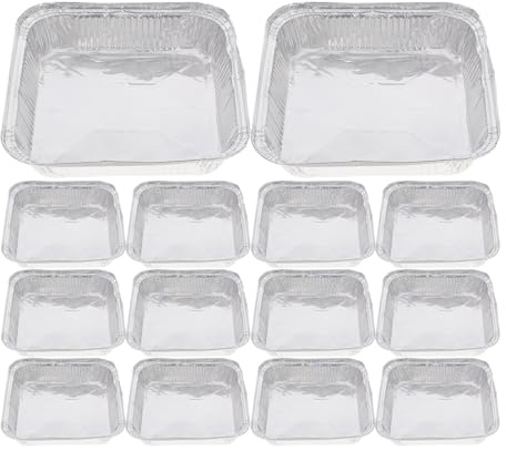 GALPADA Bandejas Desechables de de Papel de 30 Unidades para Hornear Moldes Prácticos y Convenientes para Repostería y Uso Comercial