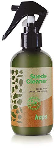 Kaps Suede Cleaner | Eco Friendly Biodegradabile Privo di Solventi | Detergente Liquido per Scarpe, Borse e Accessori in Pelle Scamosciata e Nabuk | Fatto in Europa
