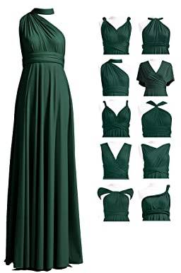 72styles Abito Infinity da Damigella d'Onore, Multiway da Cerimonia, Lungo, Maxi, Taglie Forti, Abito da Sera, Ospite di Matrimonio