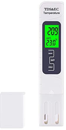 EC/TDS/Temp.-Tester Leitwert Leitfähigkeits-Messgerät EC-PEN für Aquarien, Wasser, Urin usw.