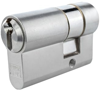 WINKHAUS keyTec VSX Halbzylinder | Tür-Zylinder Schließzylinder mit Anbohrschutz & Pickingschutz | Patentschutz | 5 Neusilber-Schlüssel und Sicherungskarte | | Länge: 30 mm