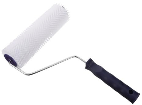 Angoily Rouleau De Chape Autonivelant De 9 Pouces Rouleau De Composé De Chape À Pointes Outil Délimination Des Bulles Robuste Et Résistant À Lusure