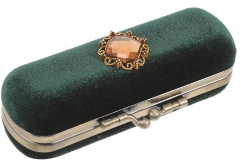 TOGEVAL Lippenstiftetui Für Damen Reise-Organizer Platz Für Lippenstifte Schlüssel Münzen Und Schmuck Kompaktes Design Passt in Handtasche Oder Umhängetasche Stilvolles Und Elegantes Ausse