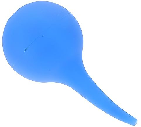 minkissy Bola De Limpieza De Oídos De Goma Azul Para Lavar Oídos Aspirar Polvo Para Cuidado Personal Casa