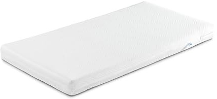 SENSILLO - Madrass 70x140 - Barnmadrass med 3 lager: kokos - skum - kokos - För spjälsäng eller resesäng, med avtagbart och tvättbart överdrag