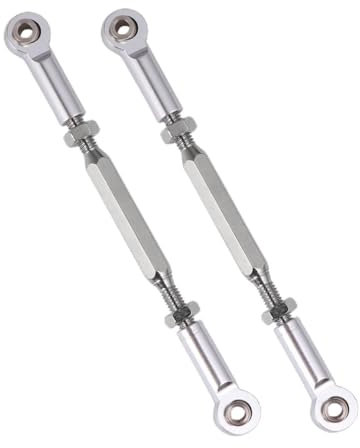 FOYTOKI 6piezas Varilla De Tracción Ajustable Varilla para Truck Buggy RC Upgrade Parts De Dirección RC Barra De Suspensión De Ajustable