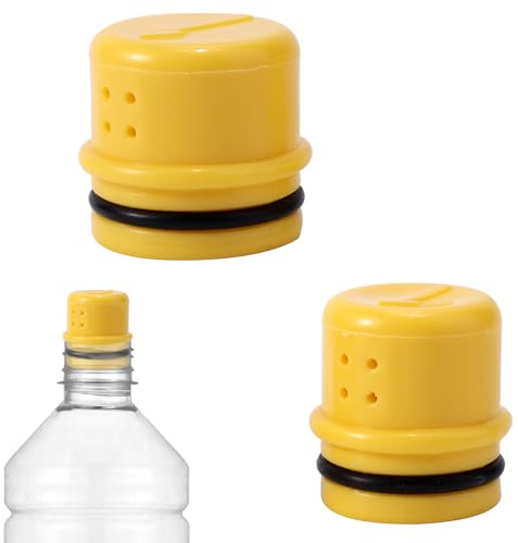 2pcs Ultralight Portable Bidets, 2 Sizes Plastic Portable Travel Bidets Practical Compact Water Sprayers Suitable for Hiking Traveling Camping (Yellow)
