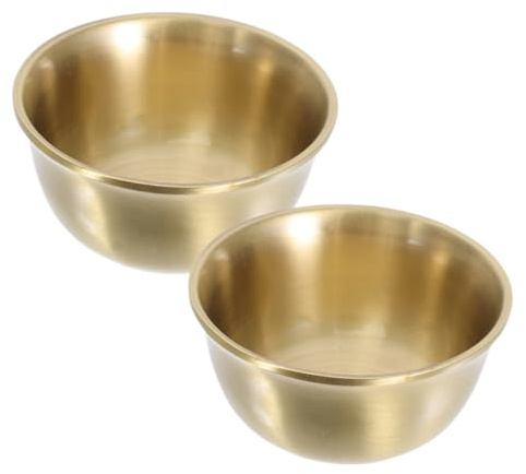 CIYODO 2 pezzi Tazze da Tè Cinesi in Stile Antico Piccole Ciotole Smaltate per Kung Fu Decorazione Vintage per Uso Domestico e Regalo Appassionati Tè