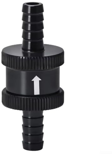 Clapet anti-retour de carburant en alliage d'aluminium unidirectionnel pour véhicules diesel à essence, convient pour le transfert de carburant automobile (8 mm)