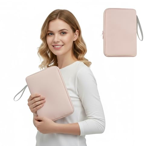 12-13 Zoll Tablet Tasche Wasserdicht - Gepolsterte Schutzhülle mit Griff & Zubehörfächern, wasserdichte Tablet-Tasche Hülle Gepolsterte Tragetasche für Tablets, Reisen, Homeoffice & Alltag